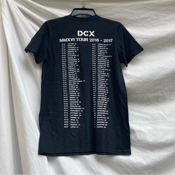 Dcx Mmxvi Tour 2016-2017 Black T-Shirt Size Small - Picture 5 of 5